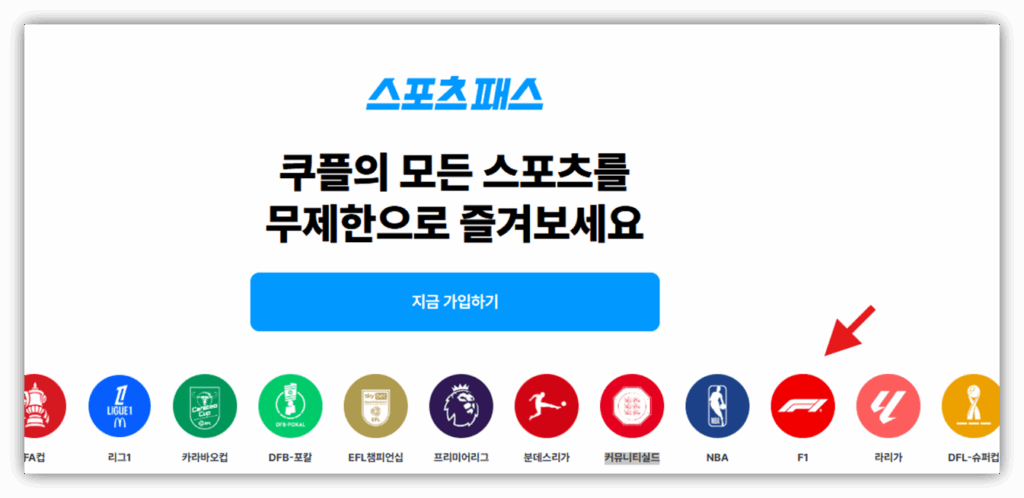 쿠팡 스포츠패스